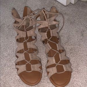 Lace up sandals